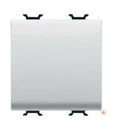 Single circuit breaker Korus 2 module satin white